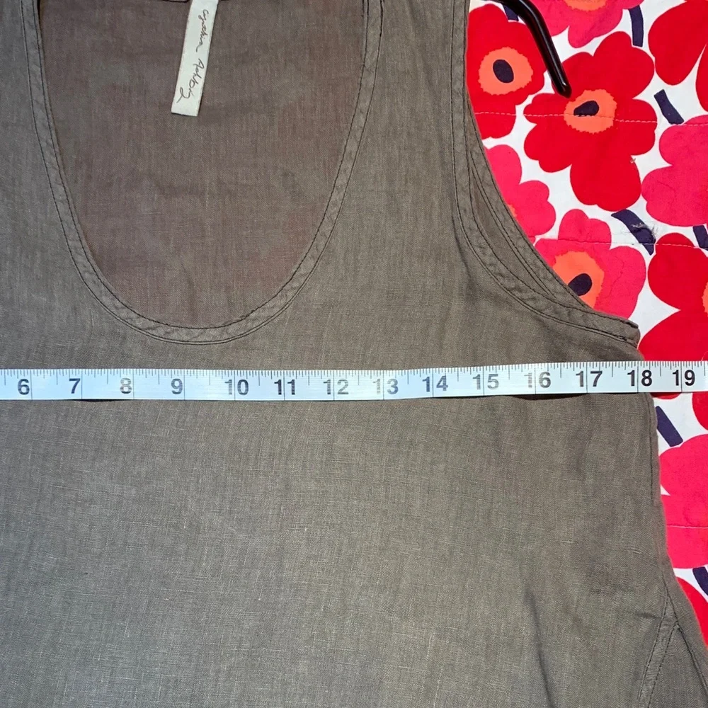 Cynthia Ashby Sleeveless Linen Dress - Picture 3 of 7